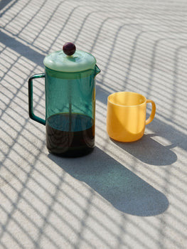 Borosilicate Mugs Set of 2 by HAY - Jade Yellow