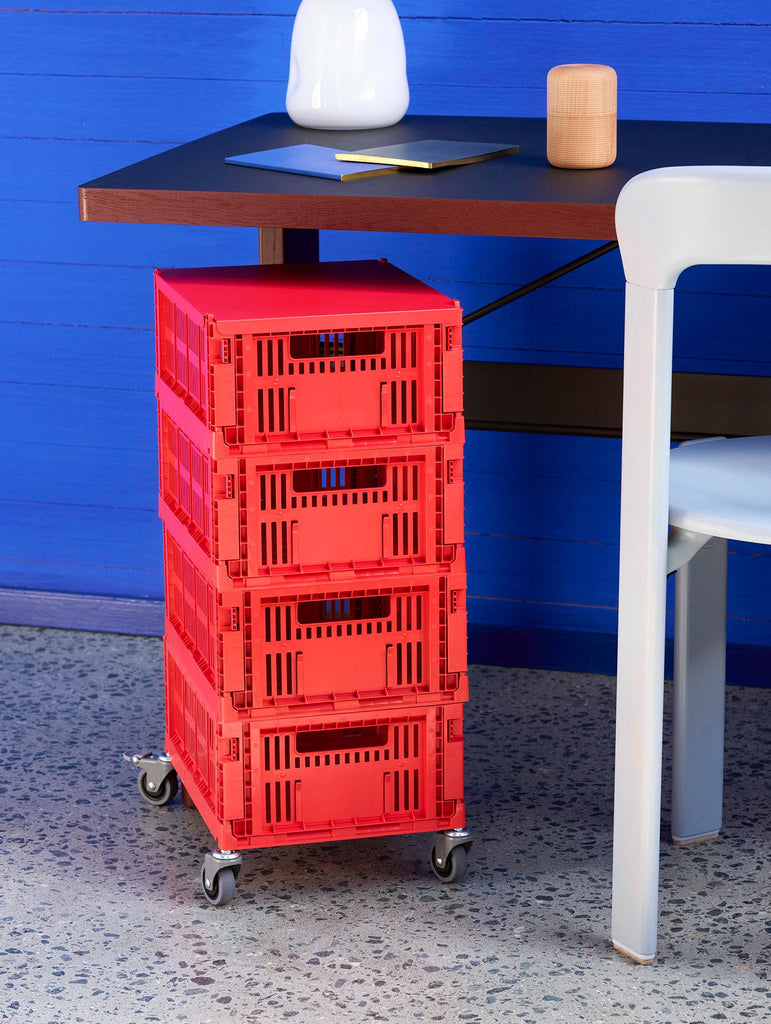 Colour Crate Lid by HAY - Medium / Red