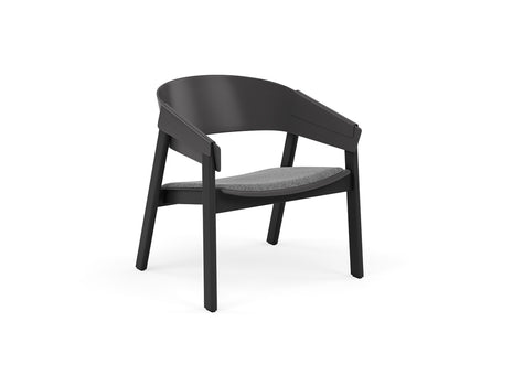 Cover Lounge Chair Upholstered by Muuto - Black Oak / Hallingdal 166
