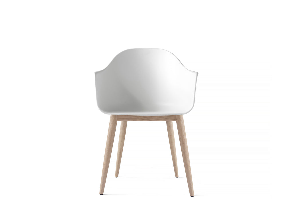 Harbour Chair, Natural Oak Base, White Shell