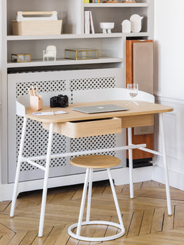 Victor Bureau/Desk by Hartô - White/Oak