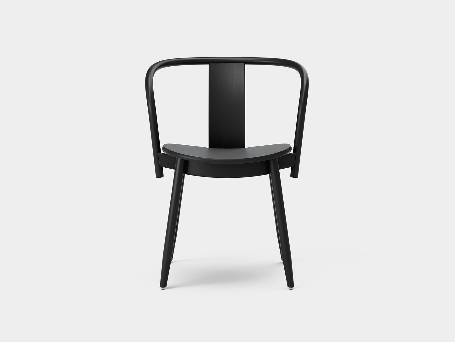 Icha Chair in Black Stained Beech by Massproductions