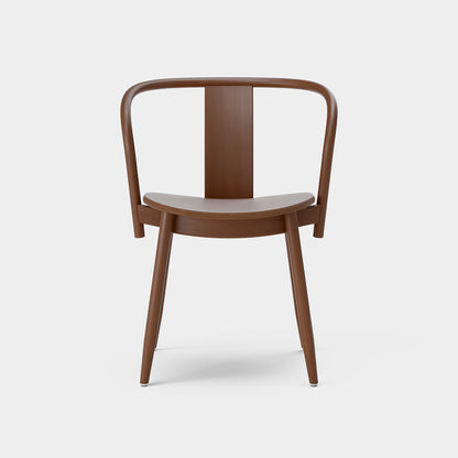Icha Chair in Walnut Stained Beech by Massproductions