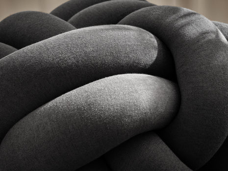 Grey Knot Seat Cushion XL by Design House Stockholm