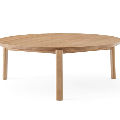 Passage Lounge Table by Menu - D90 cm / natural oak