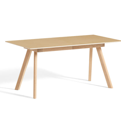 CPH30 Extendable Dining Table by HAY - L160 cm / Oak Veneer Tabletop with Lacquered Oak Base