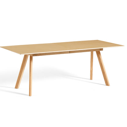 CPH30 Extendable Dining Table by HAY - L200 cm /   Oak Veneer Tabletop with Lacquered Oak Base