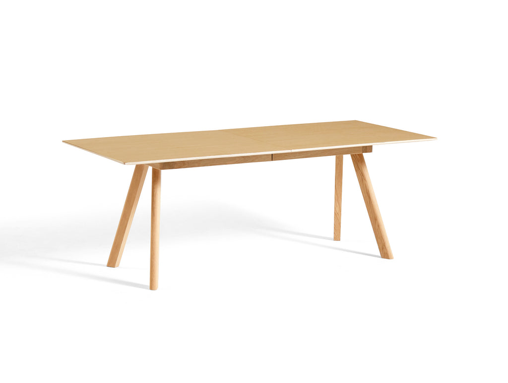 CPH30 Extendable Dining Table by HAY - L200 cm /   Oak Veneer Tabletop with Lacquered Oak Base