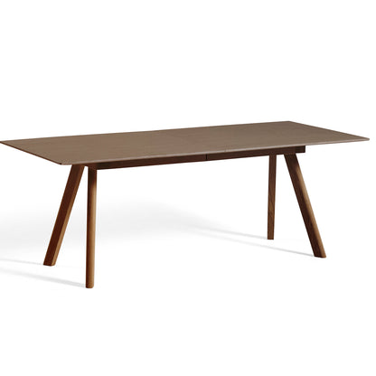 CPH30 Extendable Dining Table by HAY - L200 cm / Walnut Veneer Tabletop with Lacquered  Walnut Base