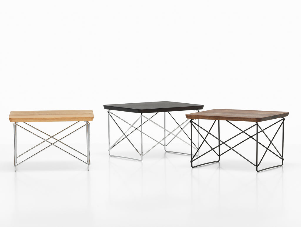 Vitra Eames Occasional Table LTR, Solid Wood Tops