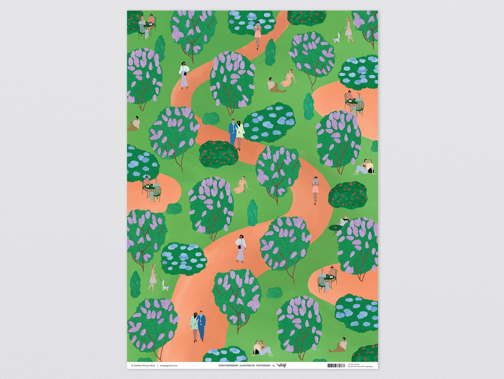 Lilac Park Wrapping Paper by Wrap Stationery