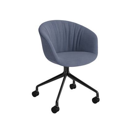 About A Chair AAC 25 Soft by HAY - Linara 198 / Black Powder Coated Aluminium