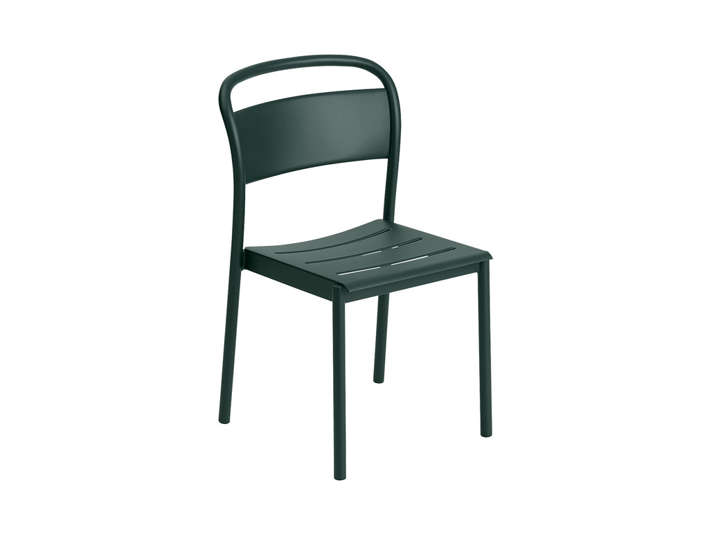 Linear Side Chair in Dark Green by Muuto