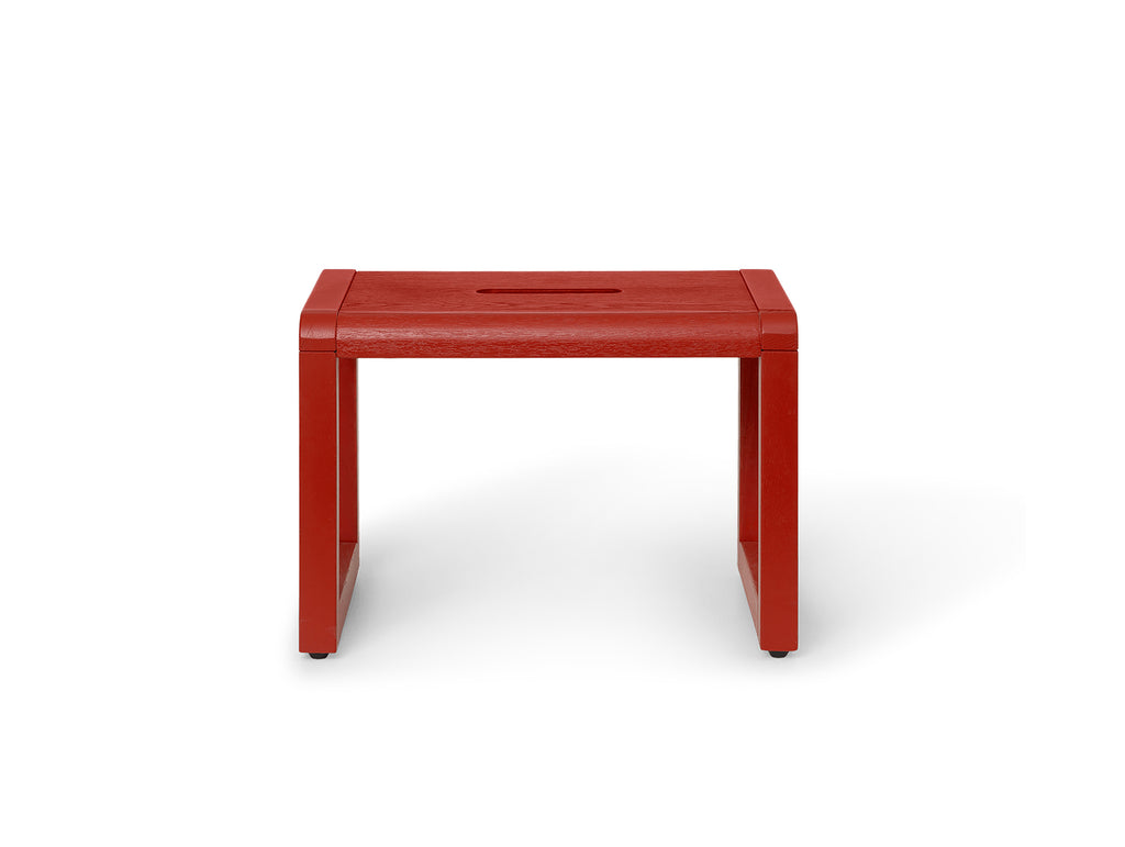 Poppy Red Little Architect Stool by Ferm Living