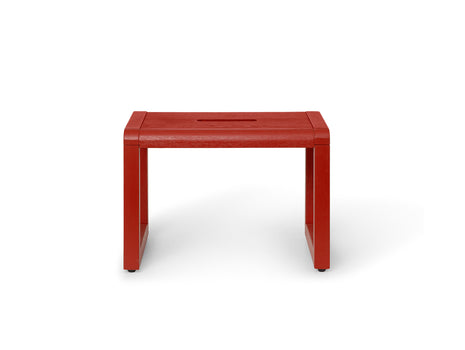 Poppy Red Little Architect Stool by Ferm Living