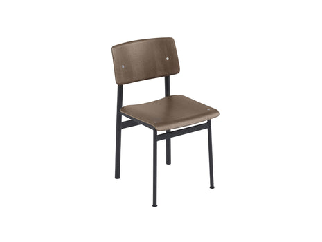 Loft Chair by Muuto - Dark Brown Stained Oak Veneer / Black Base
