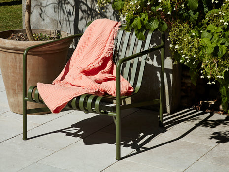Palissade Lounge Chair, Low, Olive