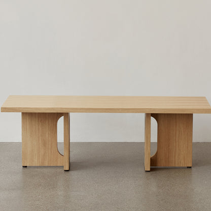 Androgyne Lounge Table by Menu - Oak Veneer Top / Oak Veneer Base