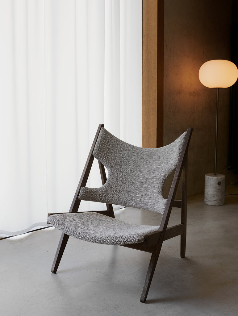 JWDA Floor Lamp by Menu - Carrara Marble Base / Bronzed Brass Stem