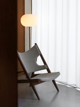 JWDA Floor Lamp by Menu - Carrara Marble Base / Bronzed Brass Stem