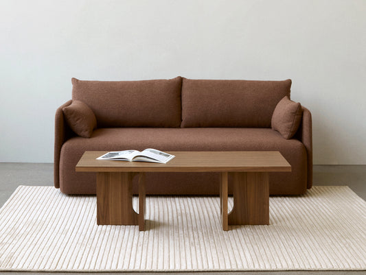 Offset 2-Seater Sofa by Menu - EU Boucle 08 / Bordeaux