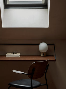 Rail Desk by Menu - Dark Stained Oak