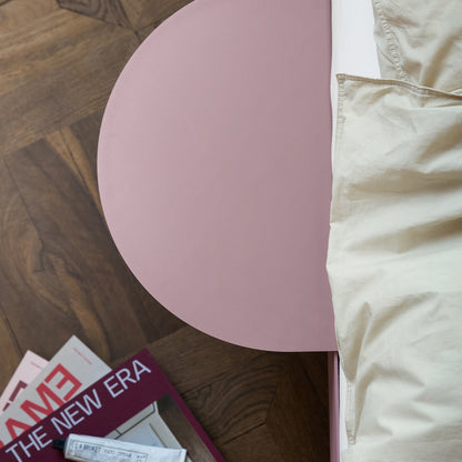 Bed 90 cm by Moebe - Dusty Rose / 1 side table