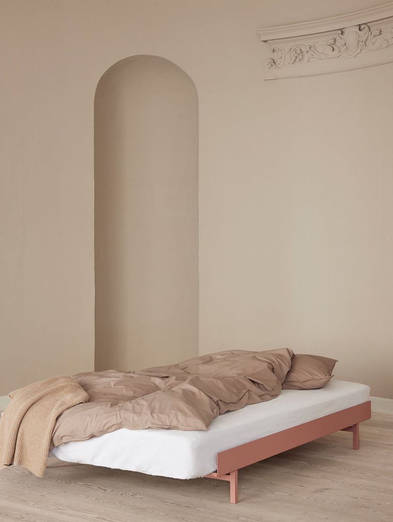 Moebe Expandable Bed - 90 to 180 cm / Dusty Rose