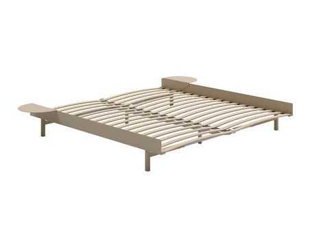 Moebe Expandable Bed - 90 to 180 cm / Sand / 180 cm Slats