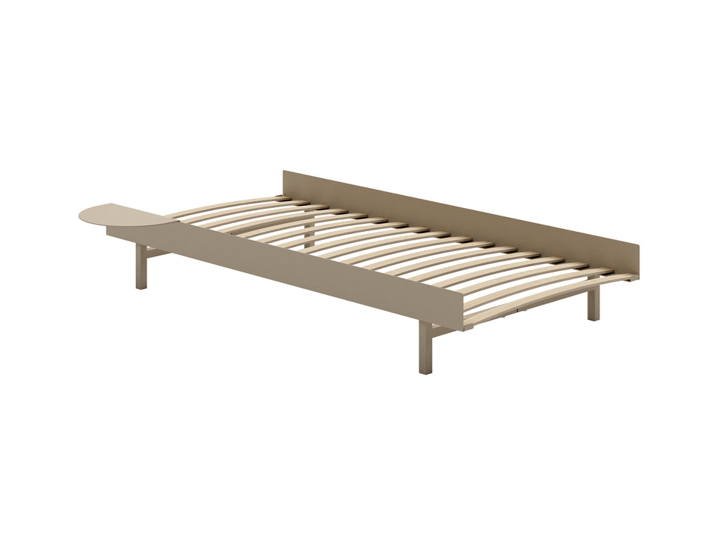 Moebe Expandable Bed - 90 to 180 cm / Sand / 90 cm Slats