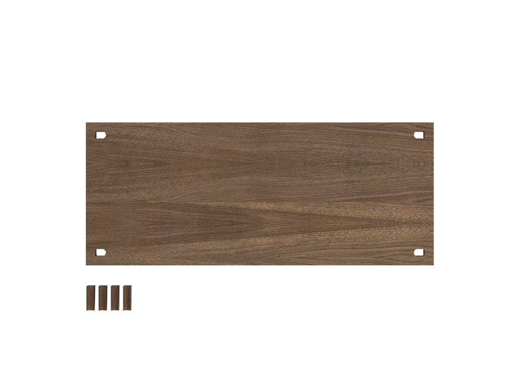 Moebe Shelf - 85 x 35 cm - Smoked Oak