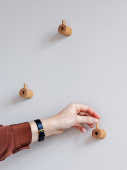 Wooden Wall Hook by Moebe