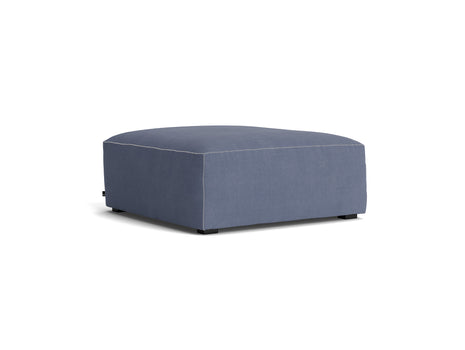 Mags Soft Ottoman X-Small (S01) in Linara Blueberry 198 with Light Grey Stitching by HAY