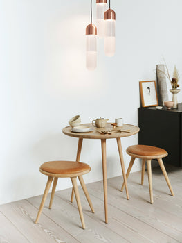 Accent Cafe Table by Mater - Matt Lacquered Oak