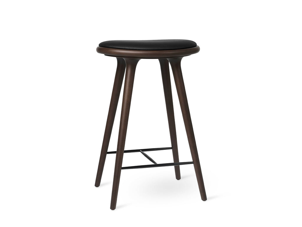 Stool by Mater - Counter Stool (H 69cm) / Dark Stained Beech