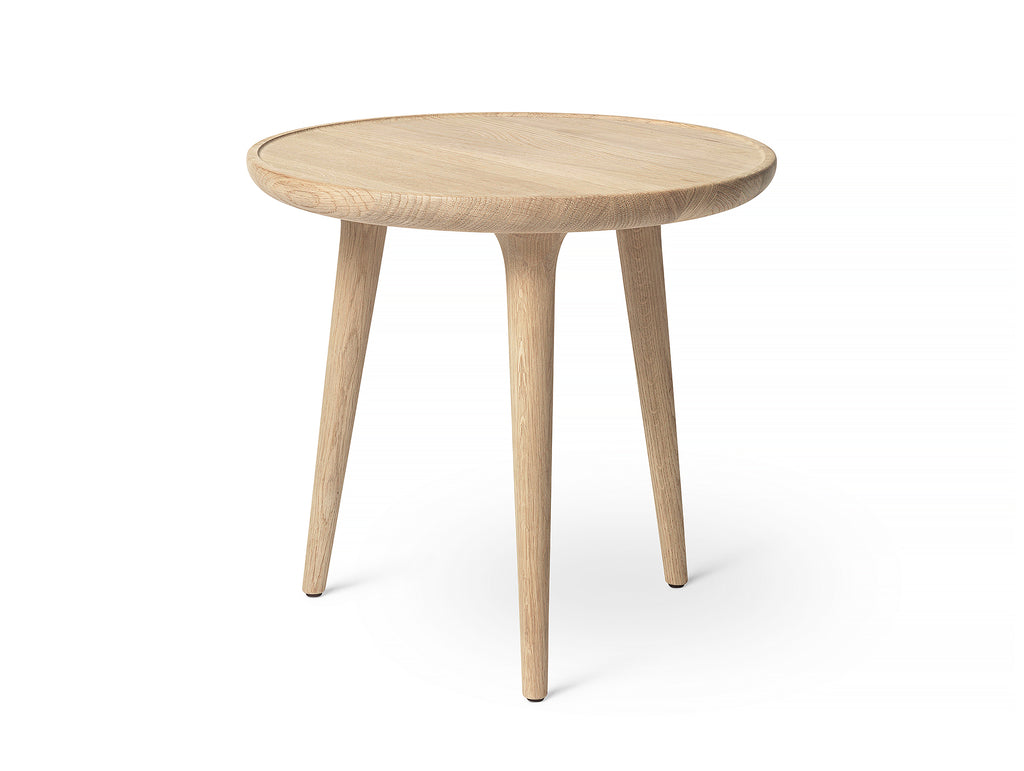 Accent Side Table by Mater - Small (D 45cm / H 42cm) / Matt Lacquered Oak