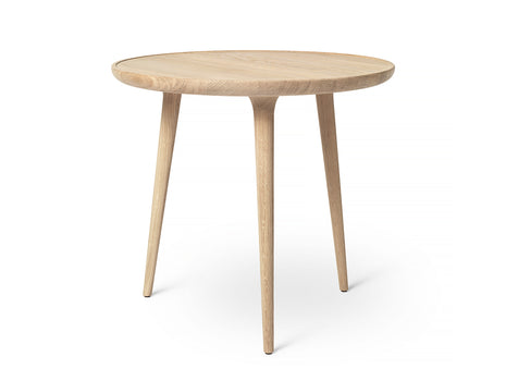 Accent Side Table by Mater - Large (Diameter: 60 cm / Height: 55 cm) / Matt Lacquered Oak