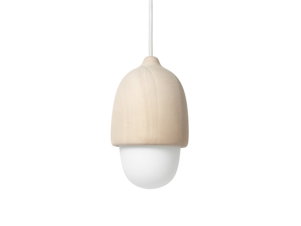 Terho Pendant Lamp by Mater - Small / Natural Lacquered Linden