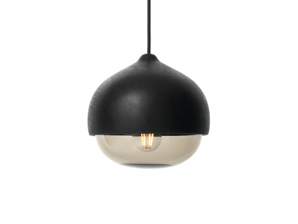 Terho Pendant Lamp by Mater - Black Stained Linden / Medium