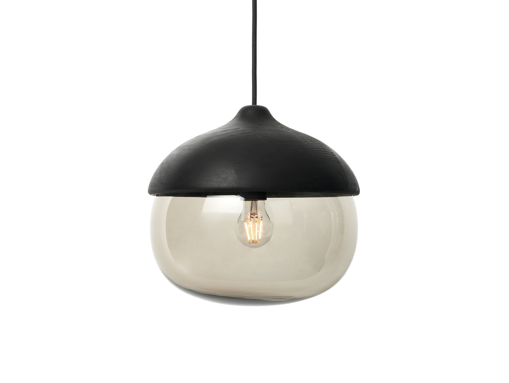 Terho Pendant Lamp by Mater - Black Stained Linden / Large
