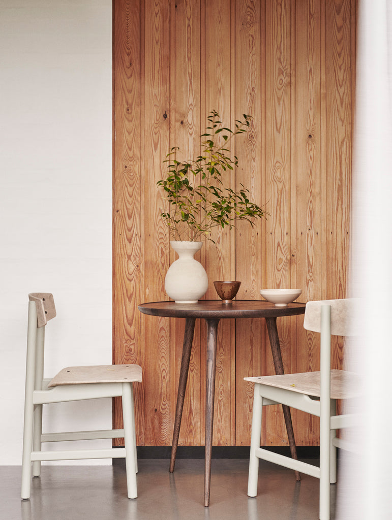 Accent Cafe Table by Mater - Sirka Grey Stained Lacquered Oak