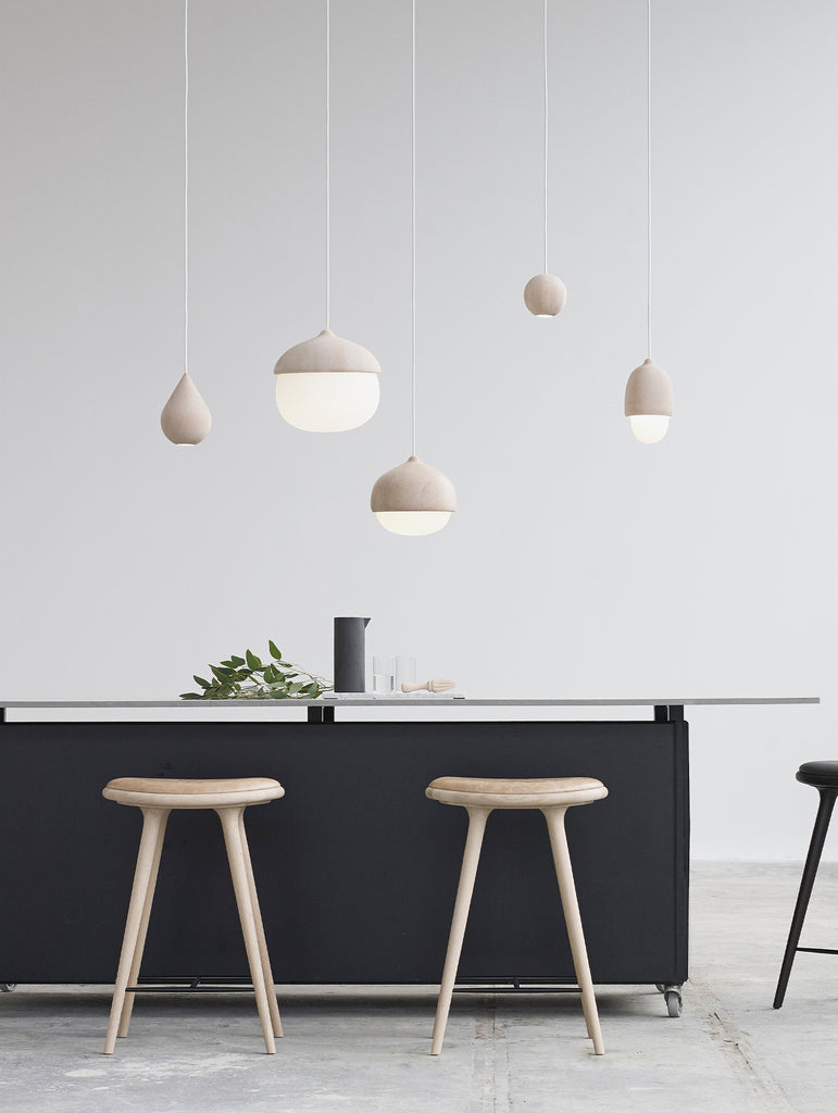 Terho Pendant Lamp by Mater - Natural Lacquered Linden 