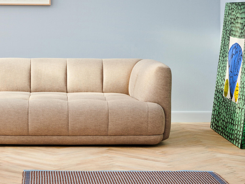 Quilton Corner Sofa by HAY - Combination 24 / Right / Metaphor 036 Gazebo