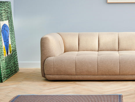 Quilton Corner Sofa by HAY - Combination 24 / Left / Metaphor 036 Gazebo
