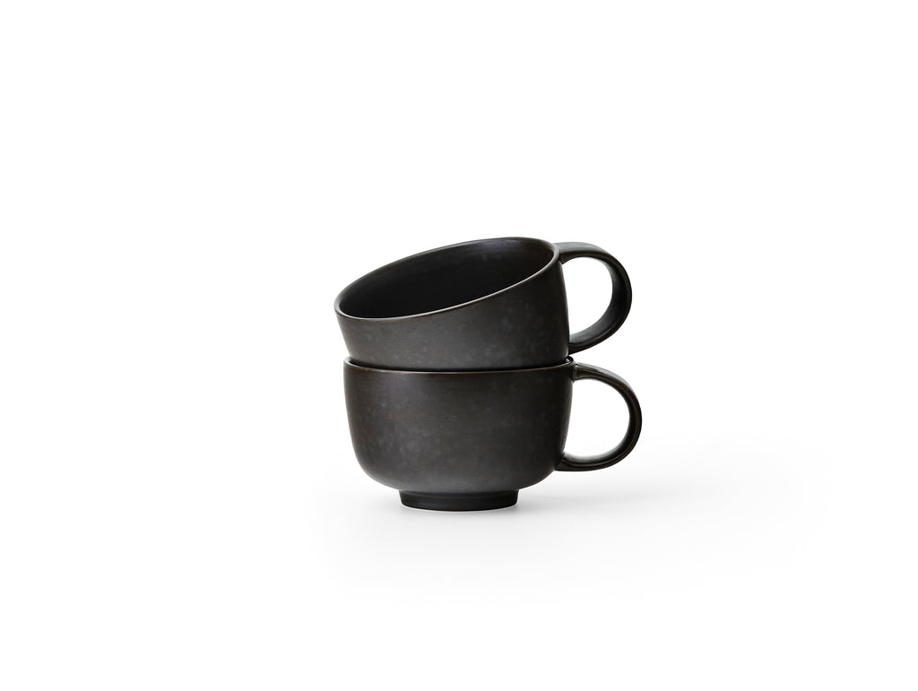 New Norm Cup with Handle - Set of 2 by Menu - Dark Glazed
