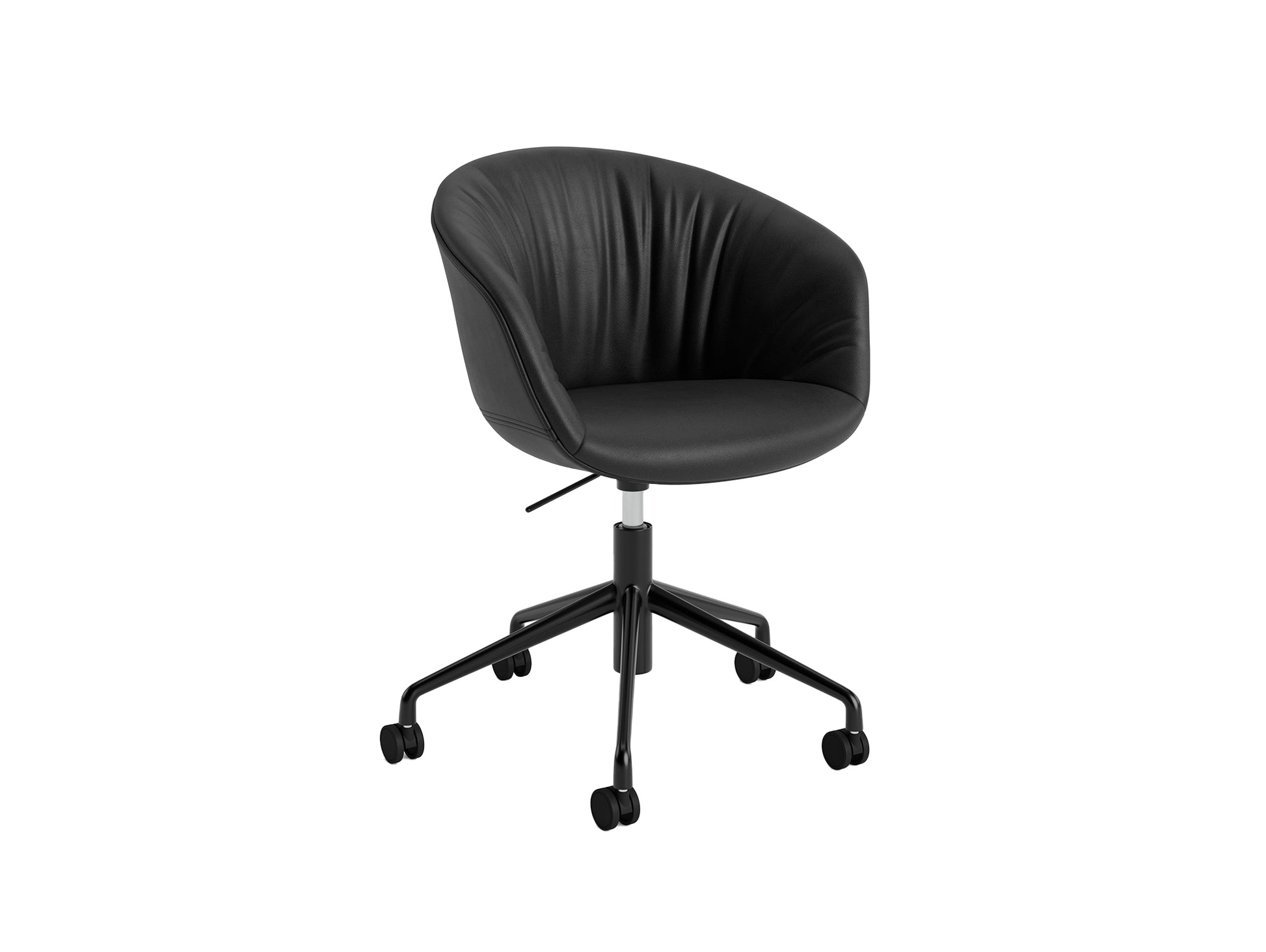 About A Chair AAC 53 Soft by HAY - Nevada 0500 / Black Powder Coated Aluminium
