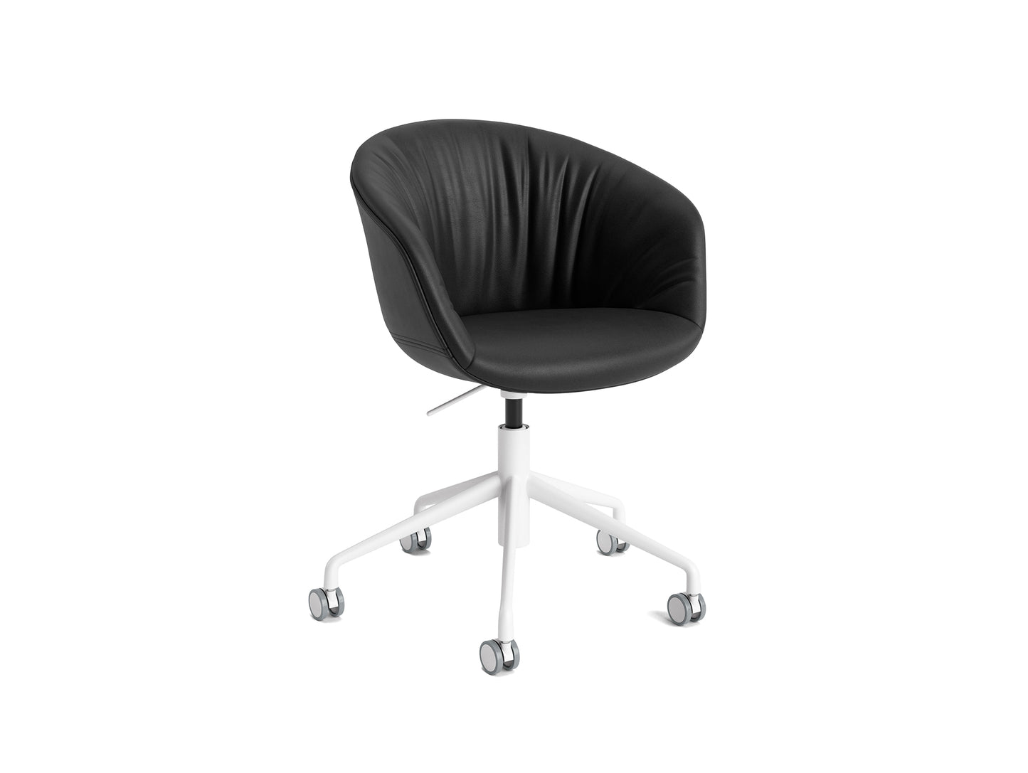 About A Chair AAC 53 Soft by HAY - Nevada 0500 / White Powder Coated Aluminium