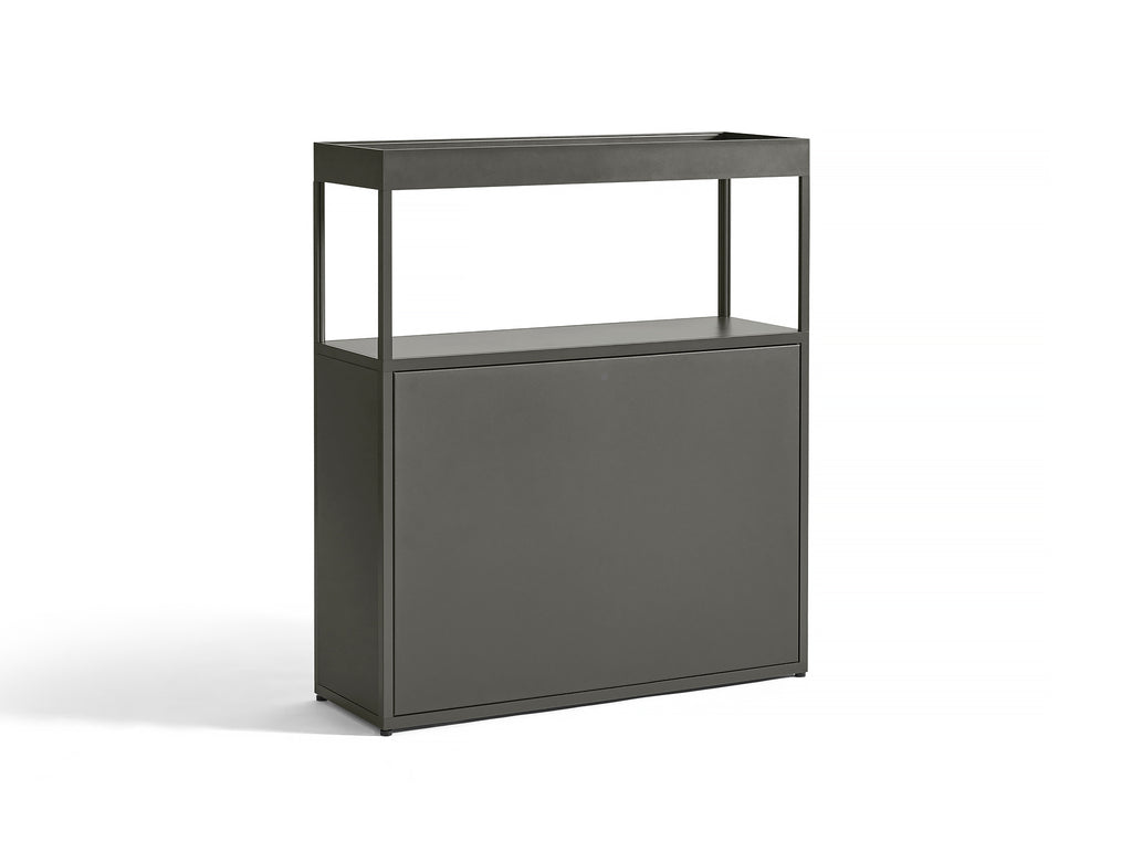 New Order Cabinet with adjustable shelves - Combination 204 in Army - Back