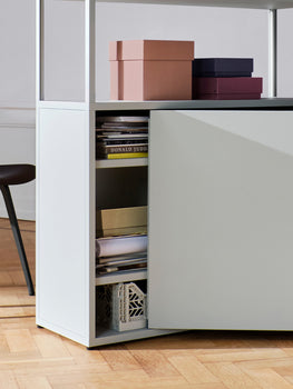 New Order Cabinet with adjustable shelves - Combination 204 in Light Grey