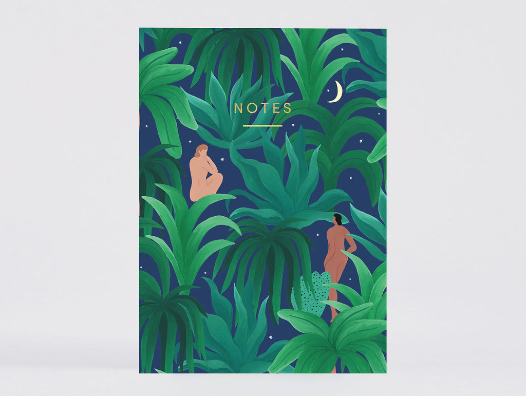 Night Jungle Notebook by Wrap Stationery